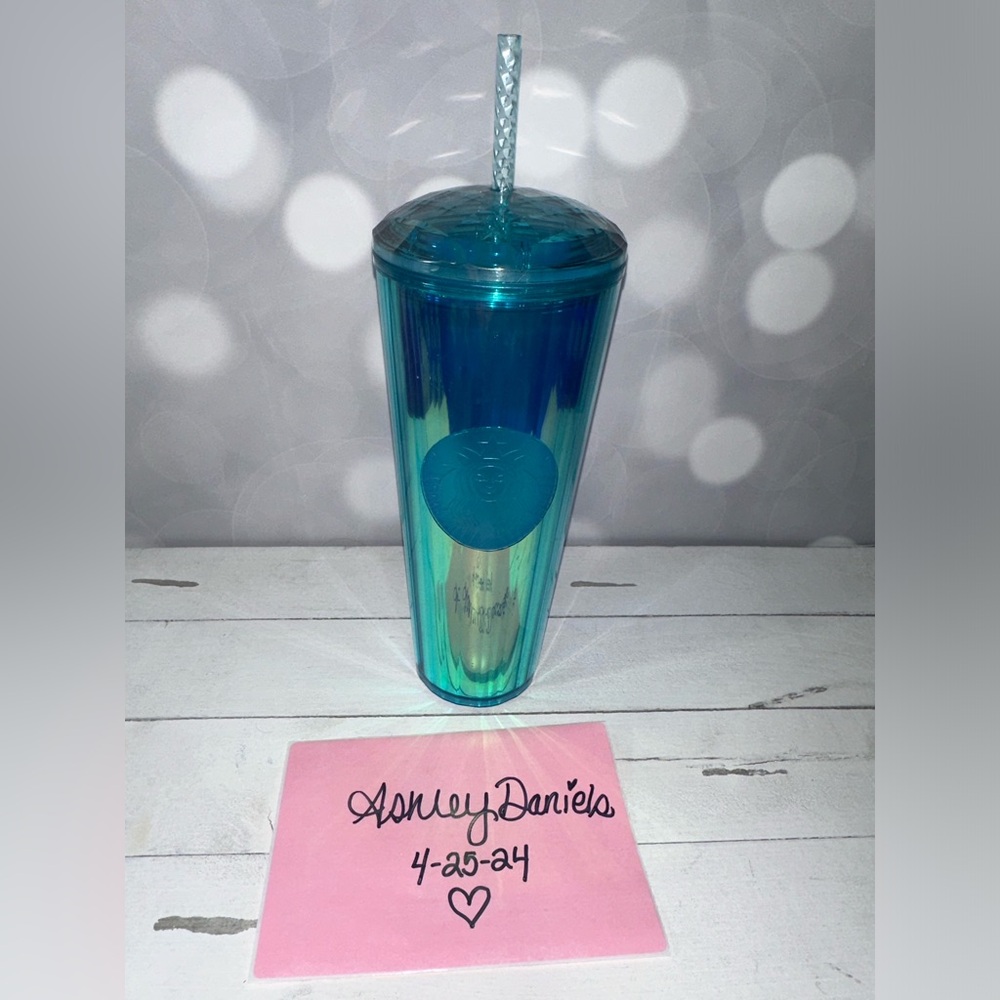Starbucks Tumbler Blue Iridescent